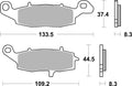 BREMB BRAKE PADS 07KA1907 ORGANIC
