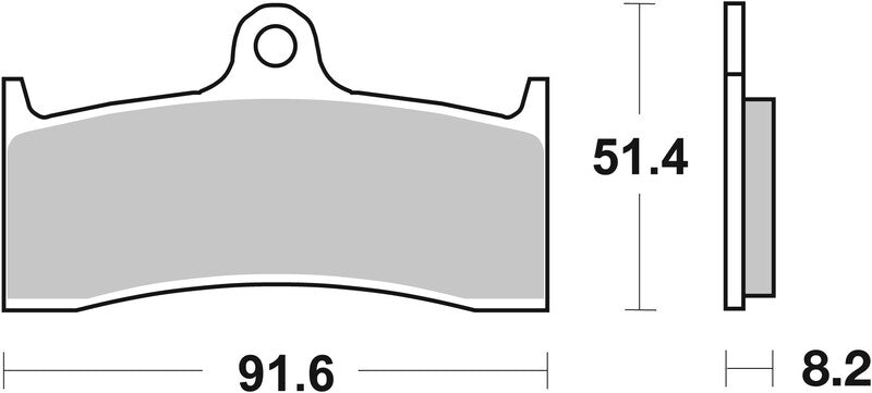 BREMB BRAKE PADS 07KA2009 ORGANIC