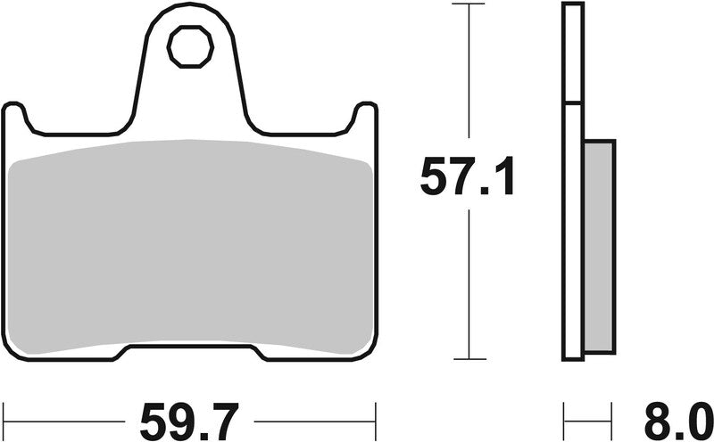 BREMB BRAKE PADS 07KA2107 ORGANIC