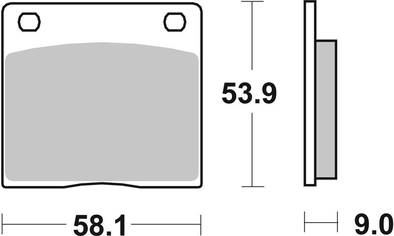 BREMB BRAKE PADS 07KS0207 ORGANIC