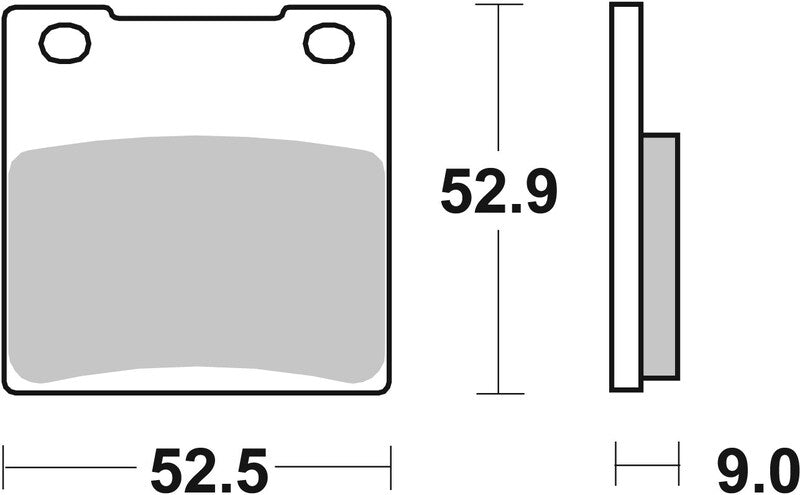BREMB BRAKE PADS 07KS05SP SINTER METAL