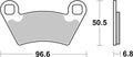 BREMB BRAKE PADS 07PO07SD SINTER METAL