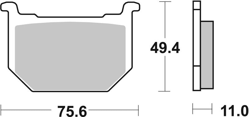 BREMB BRAKE PADS 07SU0312 ORGANIC