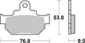 BREMB BRAKE PADS 07SU0808 ORGANIC