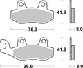 BREMB BRAKE PADS 07SU12SX SINTER METAL