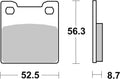 BREMB BRAKE PADS 07SU2007 ORGANIC