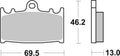 BREMB BRAKE PADS 07SU30SP SINTER METAL