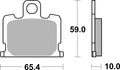 BREMB BRAKE PADS 07YA0809 ORGANIC