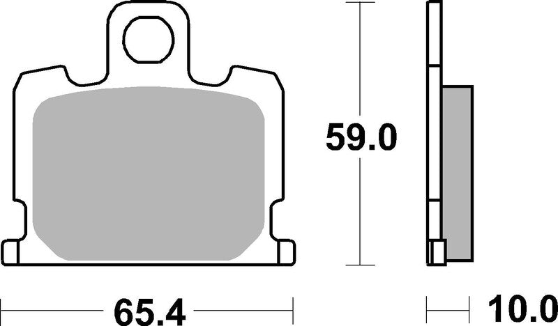BREMB BRAKE PADS 07YA0809 ORGANIC