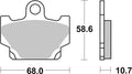 BREMB BRAKE PADS 07YA1011 ORGANIC