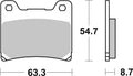 BREMB BRAKE PADS 07YA11SP SINTER METAL