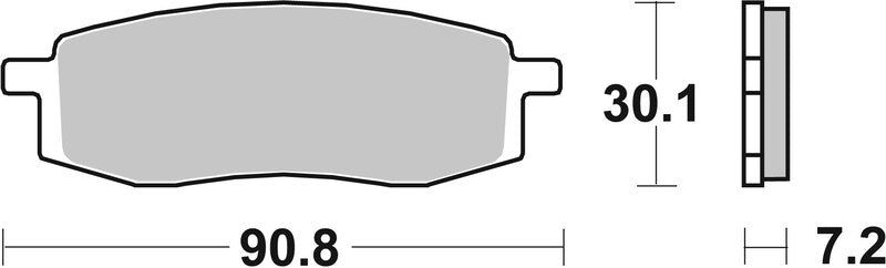BREMB BRAKE PADS 07YA13SX SINTER METAL
