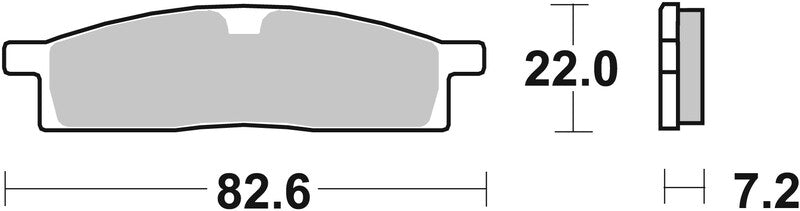 BREMB BRAKE PADS 07YA16SD SINTER METAL