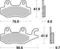 BREMB BRAKE PADS 07YA20SP SINTER METAL