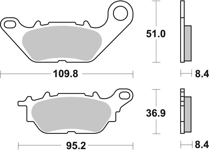 BREMB BRAKE PADS 07YA28CC CARBON CERAMIC