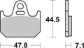 BREMB BRAKE PADS 07YA29CC CARBON CERAMIC