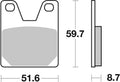 BREMB BRAKE PADS 07YA38SP SINTER METAL