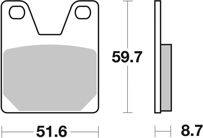 BREMB BRAKE PADS 07YA38SP SINTER METAL