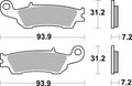 BREMB BRAKE PADS 07YA47SX SINTER METAL