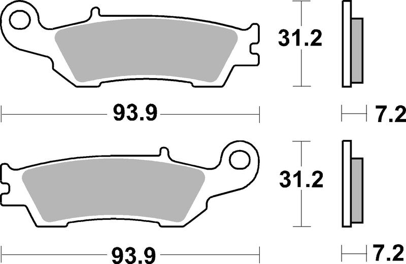 BREMB BRAKE PADS 07YA47SX SINTER METAL