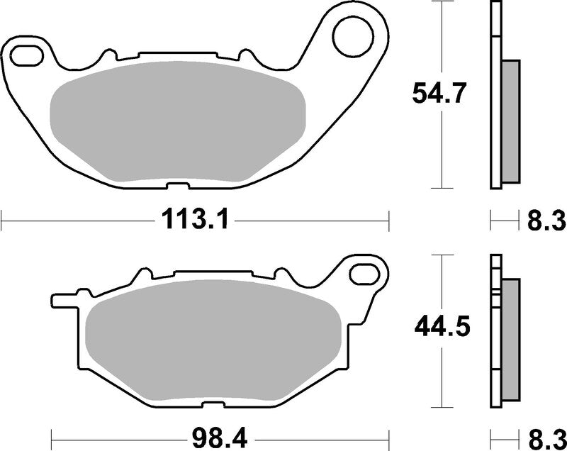 BREMB BRAKE PADS 07YA52SA SINTER METAL