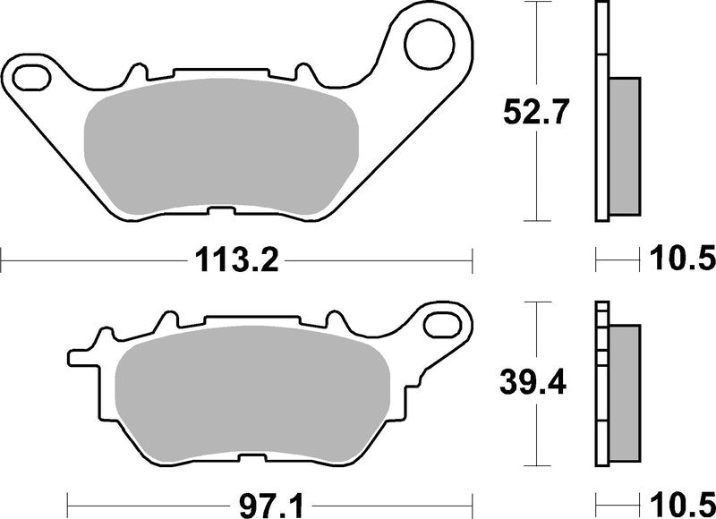 BREMB BRAKE PADS 07YA53CC CARBON CERAMIC