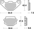 BREMB BRAKE PADS 07YA54CC CARBON CERAMIC