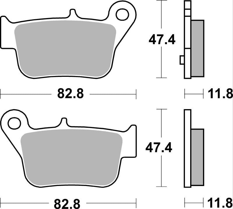 BREMB BRAKE PADS 07103XS SINTER METAL