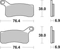 BREMB BRAKE PADS 07GR07SX SINTER METAL