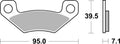BREMB BRAKE PADS 07GR25SD SINTER METAL