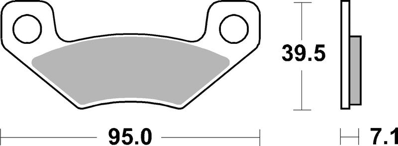 BREMB BRAKE PADS 07GR25SD SINTER METAL