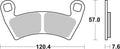 BREMB BRAKE PADS 07PO10SD SINTER METAL
