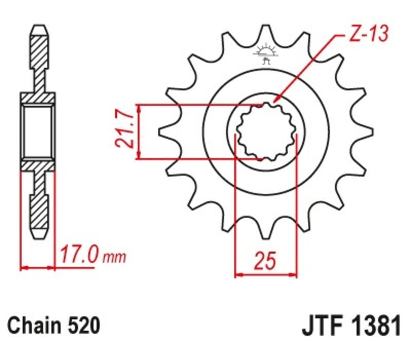 JTSPR FR SPROC 520 STEEL NFR 1381