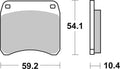 BREMB BRAKE PADS 07GR6610 ORGANIC