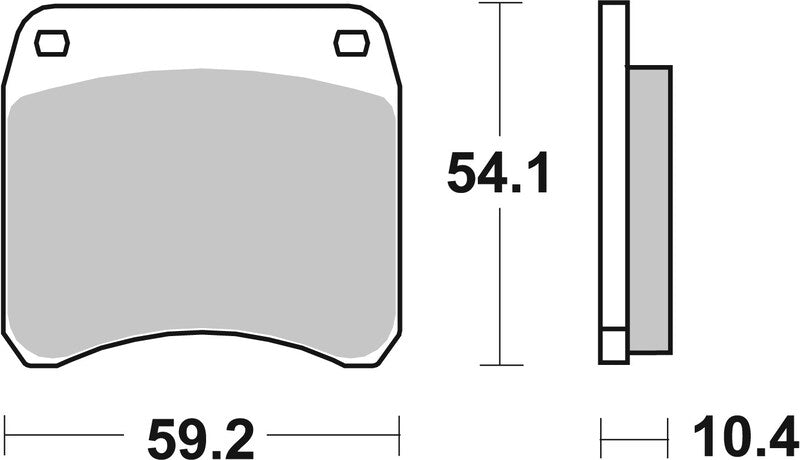 BREMB BRAKE PADS 07GR6610 ORGANIC
