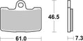 BREMB BRAKE PADS 07HD19SA SINTER METAL