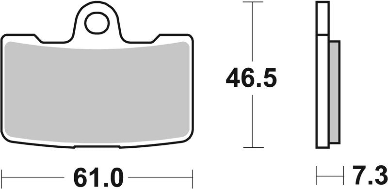 BREMB BRAKE PADS 07HD19SA SINTER METAL