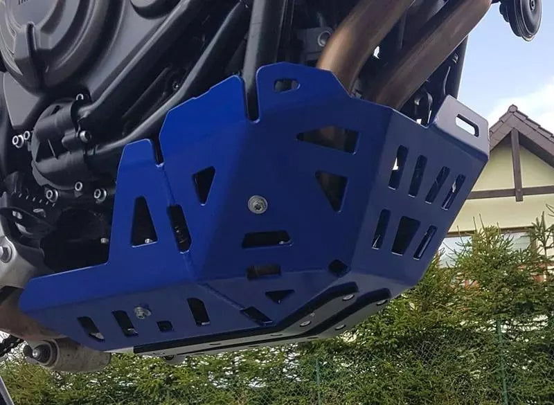 BIHR ALUMINUM TRAIL ENGINE GUARD, BLU