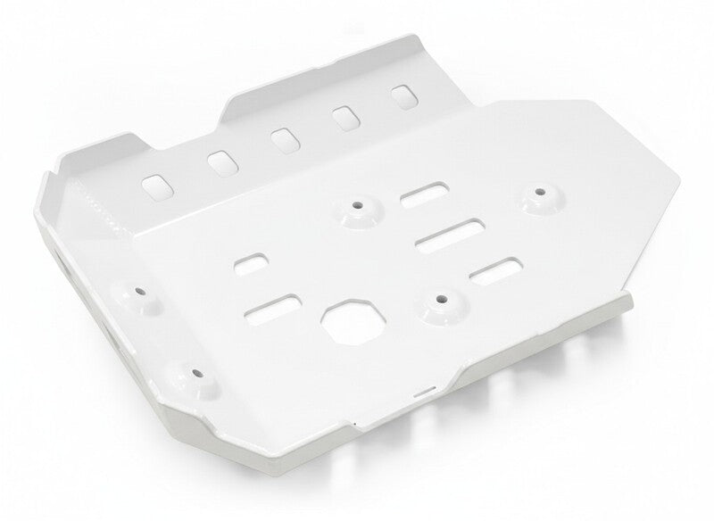 BIHR ALUMINUM TRAIL ENGINE GUARD, WHT