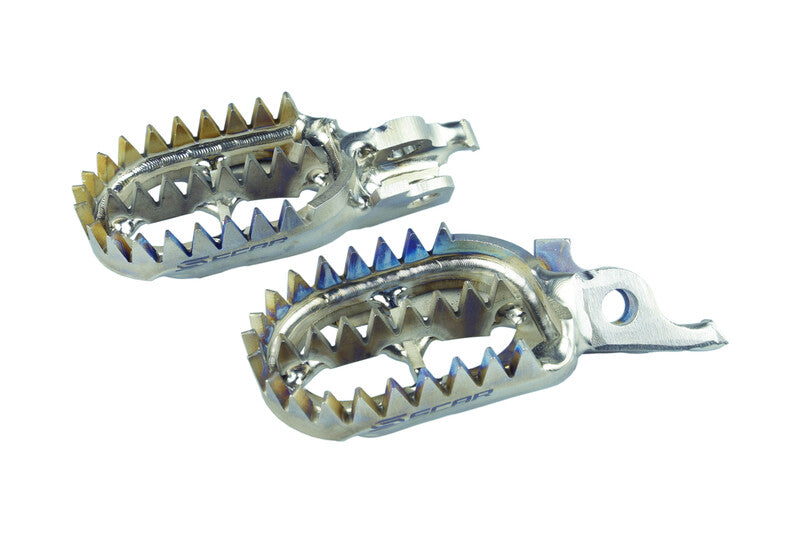 SCAR FOOT PEGS TITANE