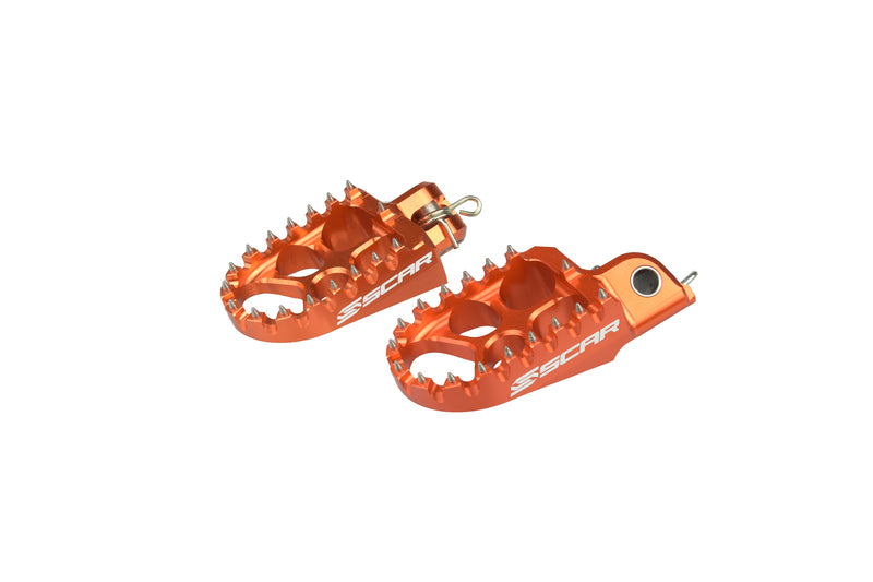 SCAR FOOT PEGS TITANE
