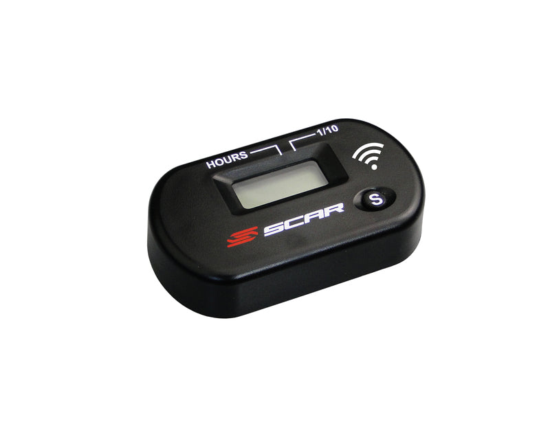 SCAR HOUR METER WIRELESS - BLACK