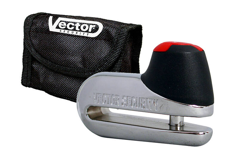 VECTO DISC LOCK BLOCK ONE 10MM CHROME
