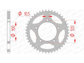 AFAM RR SPROC 520 STEEL ST 35801, 42