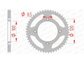 AFAM RR SPROC 420 STEEL ST 38101, 62