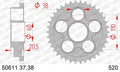 AFAM RR SPROC 520 STEEL ST 50611, 38