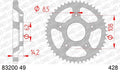 AFAM RR SPROC 428 STEEL ST 83200, 49
