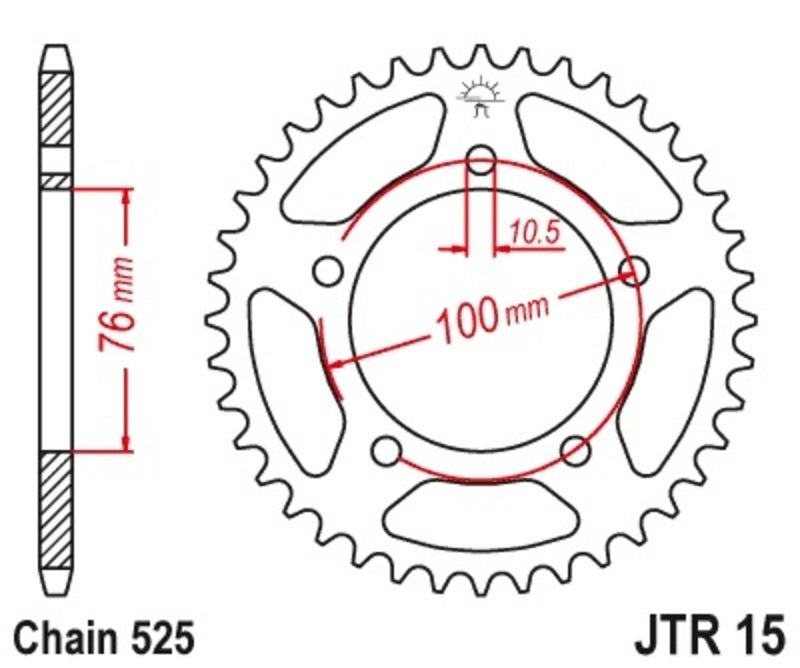 JTSPR RR SPROC 525 STEEL ST 15, 43