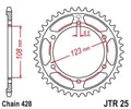 JTSPR RR SPROC 428 STEEL ST 25, 58