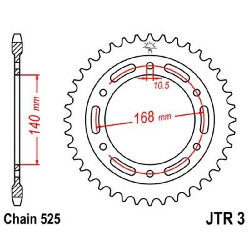 JTSPR RR SPROC 525 ZINC ST 3, 47